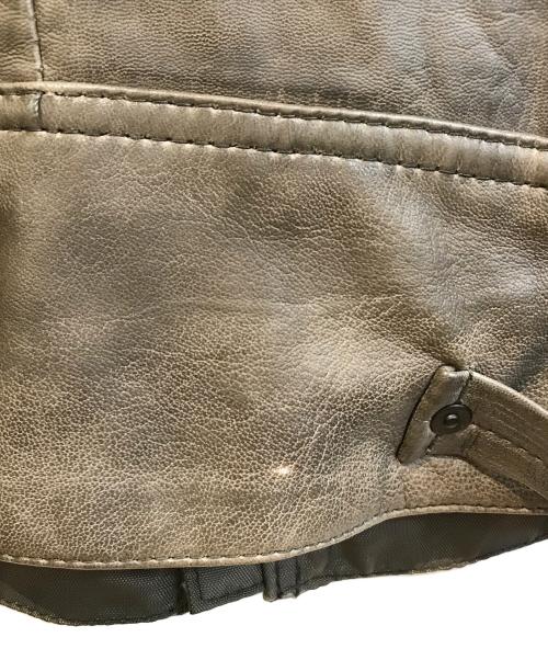 G-STAR RAW（ジースターロゥ）G-STAR RAW (ジースターロゥ) レザージャケット ブラウン サイズ:Mの古着・服飾アイテム