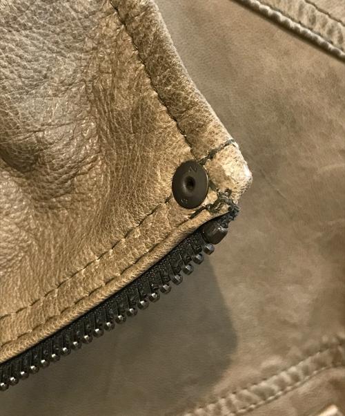 G-STAR RAW（ジースターロゥ）G-STAR RAW (ジースターロゥ) レザージャケット ブラウン サイズ:Mの古着・服飾アイテム