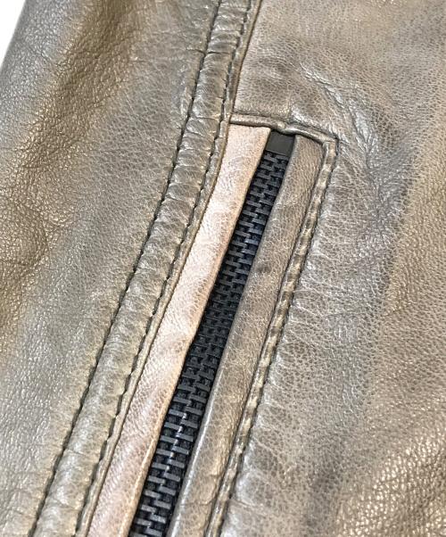 G-STAR RAW（ジースターロゥ）G-STAR RAW (ジースターロゥ) レザージャケット ブラウン サイズ:Mの古着・服飾アイテム