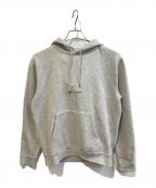 Saint Laurent Parisサンローランパリ）の古着「リヴゴーシュロゴ刺繍パーカー　709869 Y36ZN 1476　709869 Y36ZN 1476　」｜グレー