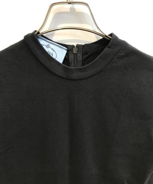 PRADA（プラダ）PRADA (プラダ) ナイロン切替ノースリーブワンピース　P3E48 S211 ブラック サイズ:Sの古着・服飾アイテム