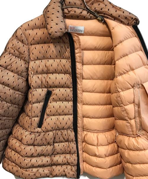 RED VALENTINO（レッドヴァレンティノ）RED VALENTINO (レッドヴァレンティノ) チュールダウンジャケット ベージュ サイズ:Freeの古着・服飾アイテム