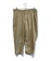COMME des GARCONS HOMME DEUX（コムデギャルソン オム ドゥ）の古着「テーパードパンツ　	DC-P051」｜ベージュ