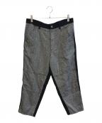 COMME des GARCONS SHIRTコムデギャルソンシャツ）の古着「切替テーパードパンツ　W27143」｜ネイビー