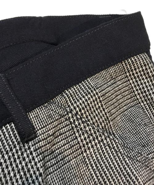 COMME des GARCONS SHIRT（コムデギャルソンシャツ）COMME des GARCONS SHIRT (コムデギャルソンシャツ) 切替テーパードパンツ　W27143 ネイビー サイズ:Mの古着・服飾アイテム