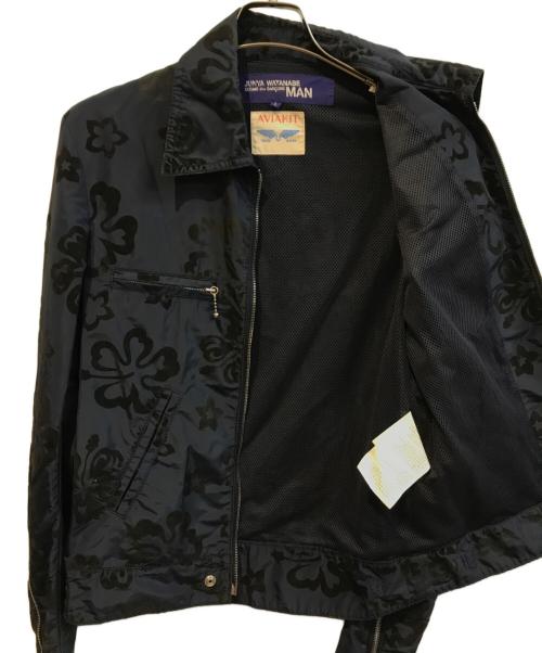 COMME des GARCONS JUNYA WATANABE MAN（コム デ ギャルソン ジュンヤ ワタナベ マン）COMME des GARCONS JUNYA WATANABE MAN (コム デ ギャルソン ジュンヤ ワタナベ マン) Lewis Leathers (ルイスレザース) ナイロンジャケット　WI-J035 ブラック サイズ:Lの古着・服飾アイテム