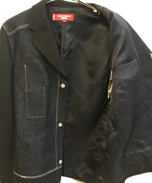 JUNYA WATANABE MAN（ジュンヤワタナベマン）JUNYA WATANABE MAN (ジュンヤワタナベマン) LEVI'S (リーバイス) ドッキングテーラードジャケット　WN-J201 ブラック×インディゴ サイズ:Lの古着・服飾アイテム