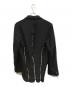 COMME des GARCONS HOMME PLUS (コムデギャルソンオムプリュス) ポリ縮絨バックジップテーラードジャケット　PK-J013 ブラック サイズ:M：72000円