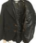 中古・古着 COMME des GARCONS HOMME PLUS (コムデギャルソンオムプリュス) ポリ縮絨バックジップテーラードジャケット　PK-J013 ブラック サイズ:M：72000円