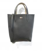 LACOSTEラコステ）の古着「ANNAリバーシブル縦型トート」｜ブラック