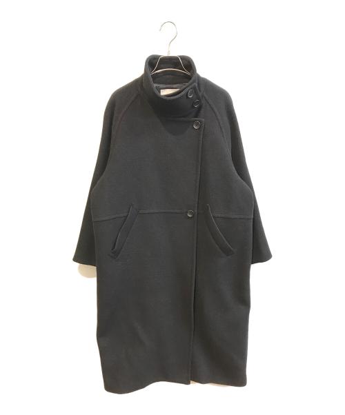 SIMPLICITE（シンプリシテ）simplicite (シンプリシテ) Wビーバーコクーンスタンドカラーコート 23020700111030 ブラック サイズ:Freeの古着・服飾アイテム