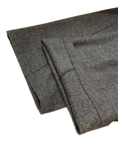 CLEL（クレイル）CLEL (クレイル) Wool Blend Herringbone Tweed 3D Pants　CLEpt1569 グレー サイズ:Sの古着・服飾アイテム