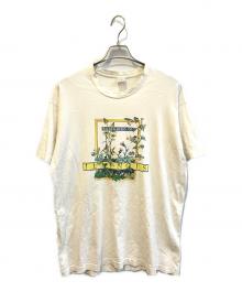 FRUIT OF THE LOOM（フルーツオブザルーム）の古着「90’SフラワーTシャツ」｜ホワイト