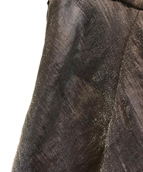 La boutique BonBon（ラブティックボンボン）La boutique BonBon (ラブティックボンボン) きらきらサテンロングナロースカート　LBZ1041101A0004 ブラウン サイズ:Mの古着・服飾アイテム