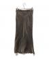 La boutique BonBon (ラブティックボンボン) きらきらサテンロングナロースカート　LBZ1041101A0004 ブラウン サイズ:M：5000円
