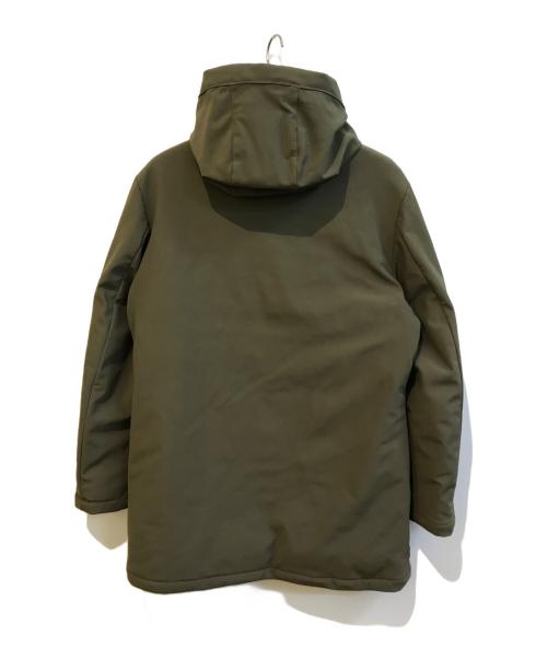 G-Stage（ジーステージ）G-Stage (ジーステージ) ハイカウントナイロンツイルボンディングフーデッドダウンコート　600802 カーキ サイズ:50の古着・服飾アイテム