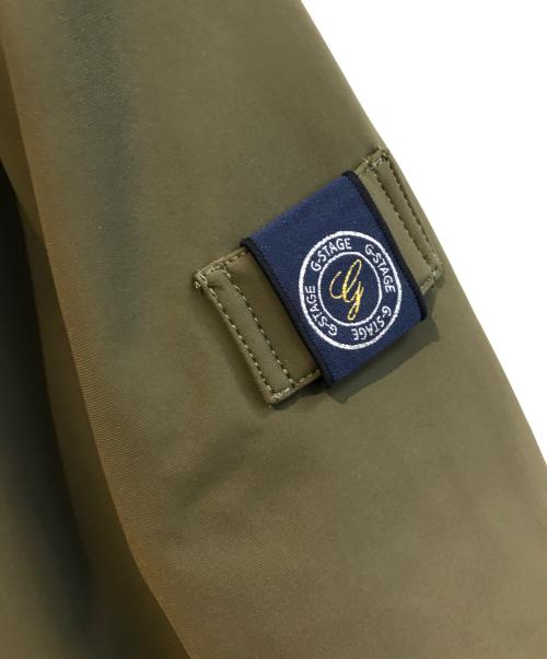 G-Stage（ジーステージ）G-Stage (ジーステージ) ハイカウントナイロンツイルボンディングフーデッドダウンコート　600802 カーキ サイズ:50の古着・服飾アイテム