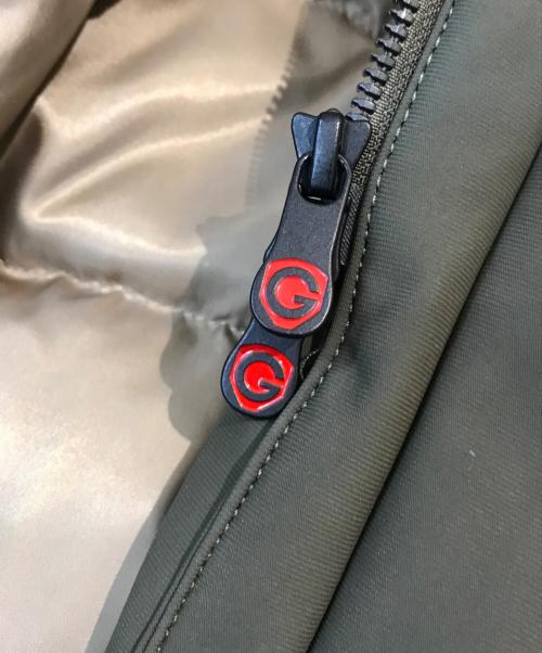 G-Stage（ジーステージ）G-Stage (ジーステージ) ハイカウントナイロンツイルボンディングフーデッドダウンコート　600802 カーキ サイズ:50の古着・服飾アイテム