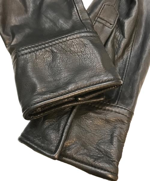 Murder License（マーダーライセンス）Murder License (マーダーライセンス) レザーシャツ ブラック サイズ:48の古着・服飾アイテム