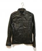 SHELLACシェラック）の古着「レザージャケット」｜ブラック
