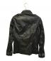 SHELLAC (シェラック) レザージャケット ブラック サイズ:48：7000円