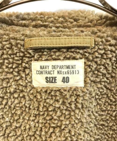 NO BRAND（ノーブランド）NO BRAND (ノーブランド) デッキジャケット ベージュ サイズ:Lの古着・服飾アイテム