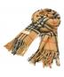 Burberry's (バーバリーズ) ノバチェックカシミヤマフラー ベージュ：6000円