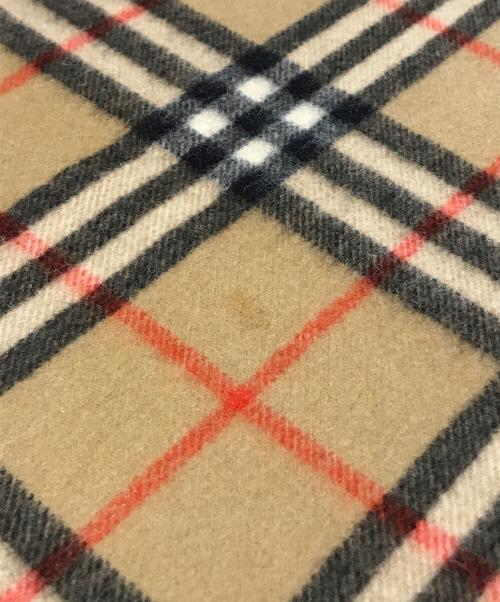 Burberry's（バーバリー）Burberry's (バーバリーズ) ノバチェックカシミヤマフラー ベージュの古着・服飾アイテム