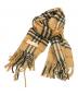 Burberry's (バーバリーズ) ノバチェックカシミヤマフラー ベージュ：5000円