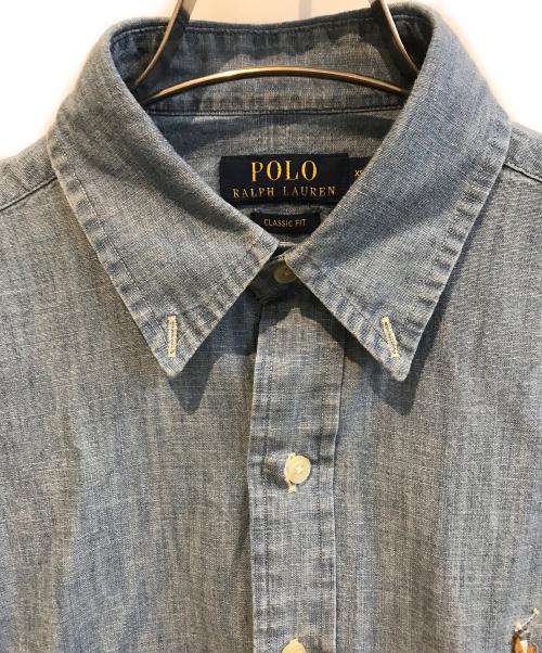 POLO RALPH LAUREN（ポロ・ラルフローレン）POLO RALPH LAUREN (ポロ・ラルフローレン) シャツ インディゴ サイズ:XSの古着・服飾アイテム