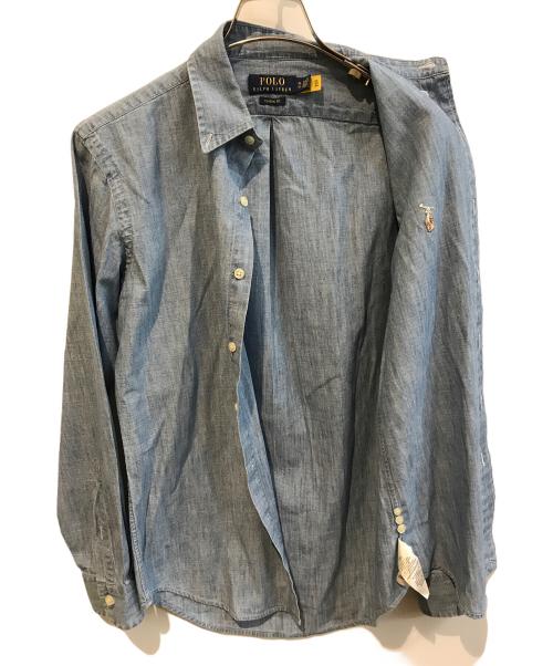 POLO RALPH LAUREN（ポロ・ラルフローレン）POLO RALPH LAUREN (ポロ・ラルフローレン) シャツ インディゴ サイズ:XSの古着・服飾アイテム