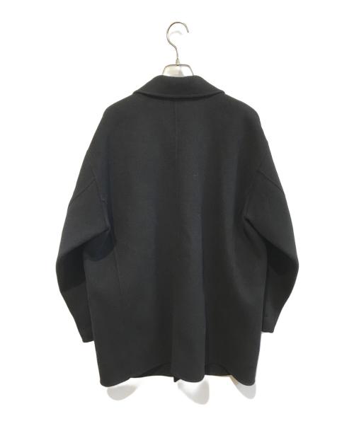 Squady（スカディ）Squady (スカディ) ダブルフェイスウールコート　904-3671 ブラック サイズ:Mの古着・服飾アイテム