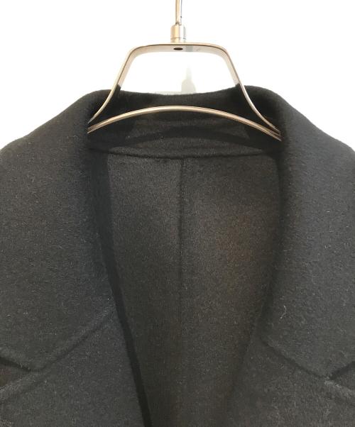 Squady（スカディ）Squady (スカディ) ダブルフェイスウールコート　904-3671 ブラック サイズ:Mの古着・服飾アイテム