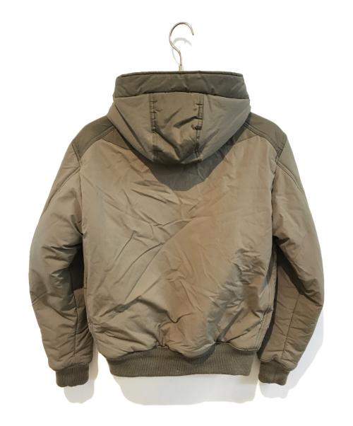 AVIREX（アヴィレックス）AVIREX (アヴィレックス) MIX FABRIC BOMBER JACKET　6182167 カーキ サイズ:Mの古着・服飾アイテム