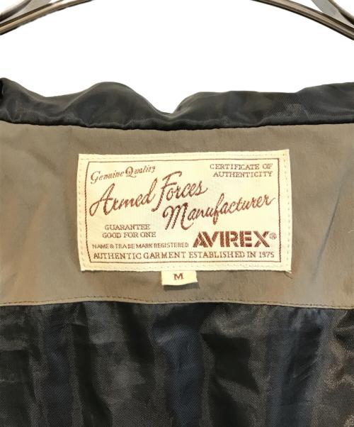 AVIREX（アヴィレックス）AVIREX (アヴィレックス) MIX FABRIC BOMBER JACKET　6182167 カーキ サイズ:Mの古着・服飾アイテム