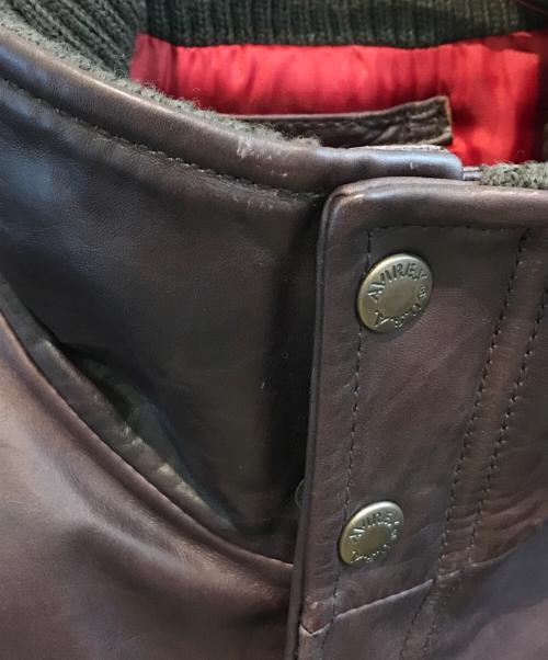 AVIREX（アヴィレックス）AVIREX (アヴィレックス) レザージャケット ボルドー サイズ:Lの古着・服飾アイテム