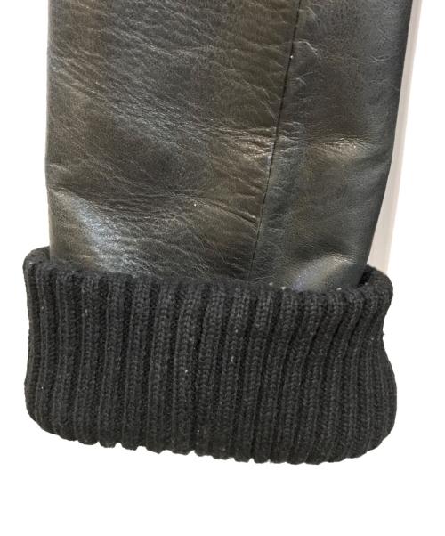 AVIREX（アヴィレックス）AVIREX (アヴィレックス) レザージャケット ブラック サイズ:Lの古着・服飾アイテム