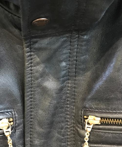 AVIREX（アヴィレックス）AVIREX (アヴィレックス) レザージャケット ブラック サイズ:Lの古着・服飾アイテム