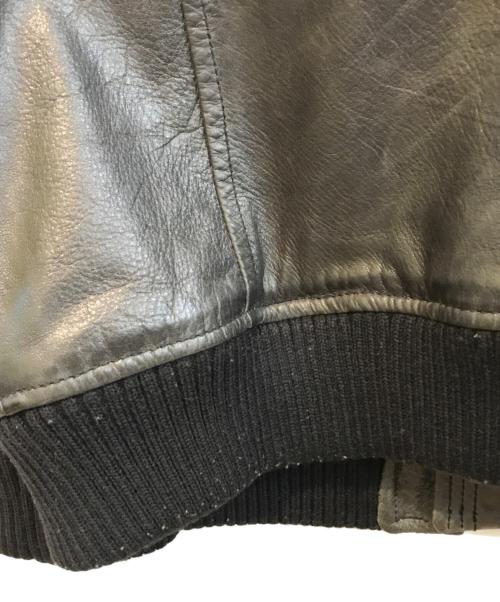 AVIREX（アヴィレックス）AVIREX (アヴィレックス) レザージャケット ブラック サイズ:Lの古着・服飾アイテム