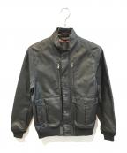 Hysteric Glamourヒステリックグラマー）の古着「ポリウレタンラミネートジャケット」｜ブラック