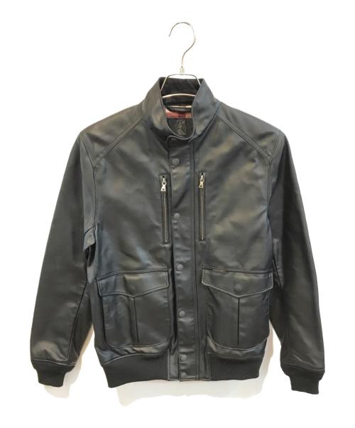 Hysteric Glamour（ヒステリックグラマー）Hysteric Glamour (ヒステリックグラマー) ポリウレタンラミネートジャケット ブラック サイズ:Lの古着・服飾アイテム