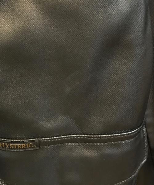 Hysteric Glamour（ヒステリックグラマー）Hysteric Glamour (ヒステリックグラマー) ポリウレタンラミネートジャケット ブラック サイズ:Lの古着・服飾アイテム