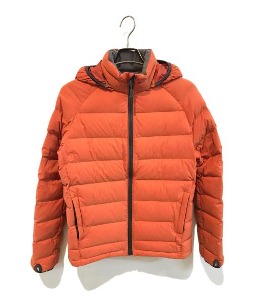 Eddie Bauer（エディーバウアー）Eddie Bauer (エディーバウアー) EB900ダウンジャケット オレンジ サイズ:Sの古着・服飾アイテム