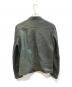 UNITED ARROWS (ユナイテッドアローズ) レザーライダースジャケット グリーン サイズ:L：7000円