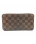 LOUIS VUITTON (ルイ ヴィトン) ラウンドファスナー財布　N60015　ダミエ　ジッピー ウォレット ブラウン：14000円