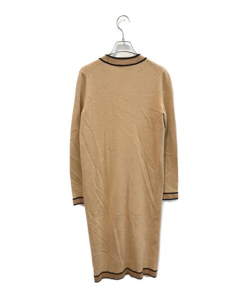 TORY BURCH（トリーバーチ）TORY BURCH (トリーバーチ) ロングニットカーディガン ベージュ サイズ:XSの古着・服飾アイテム