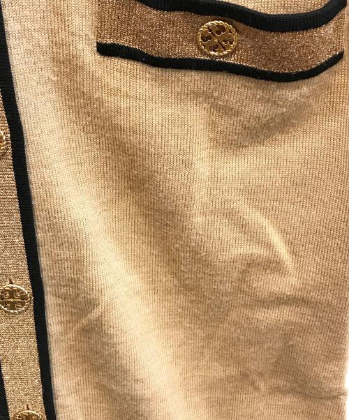 TORY BURCH（トリーバーチ）TORY BURCH (トリーバーチ) ロングニットカーディガン ベージュ サイズ:XSの古着・服飾アイテム