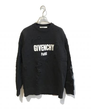 中古・古着通販】GIVENCHY (ジバンシィ) デストロイ加工ロゴプリント