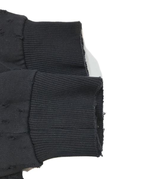 GIVENCHY（ジバンシィ）GIVENCHY (ジバンシィ) デストロイ加工ロゴプリントスウェット 16P 7705 485 ブラック サイズ:XSの古着・服飾アイテム