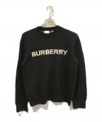 BURBERRYバーバリー）の古着「ロゴニットセーター 8065604」｜ブラック